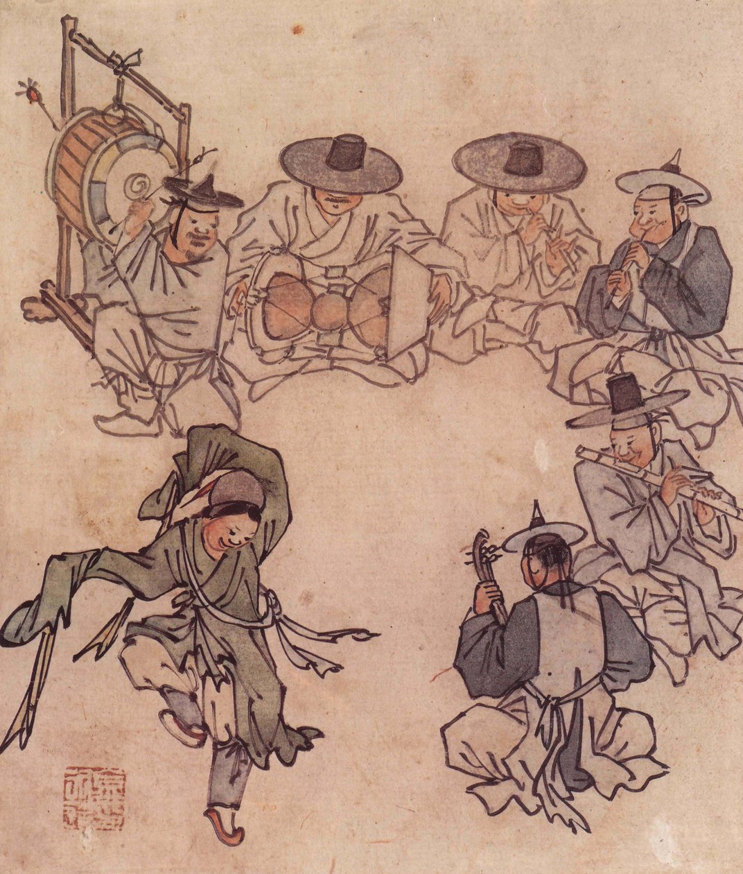 Un garçon dansant - Kim Hong Do