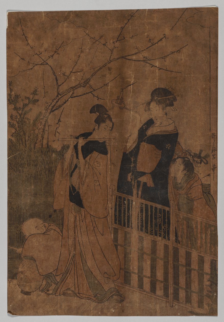 Sérénade - Kitagawa Utamaro