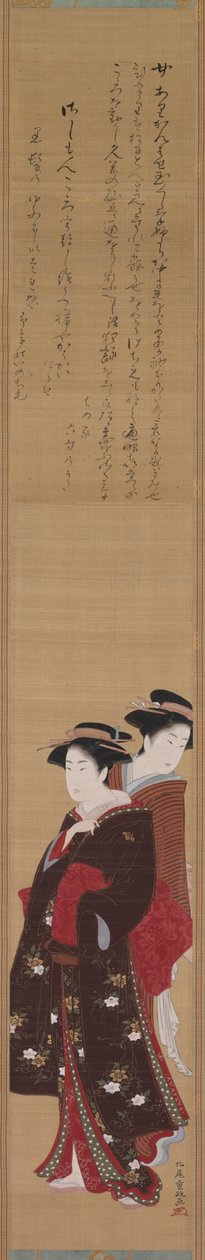 Deux beautés - Kitao Shigemasa
