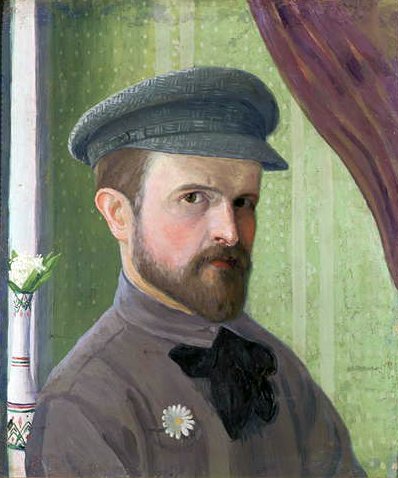 Autoportrait, c.1909-10 - Ivan Vassilyevich Klyun