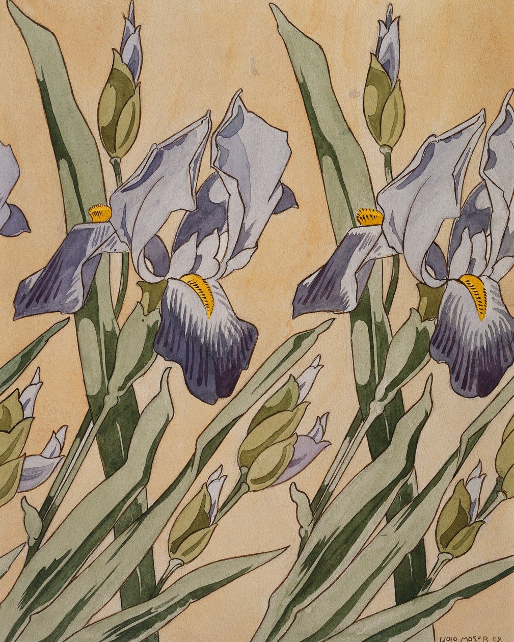 Iris, 1898 - Koloman Moser