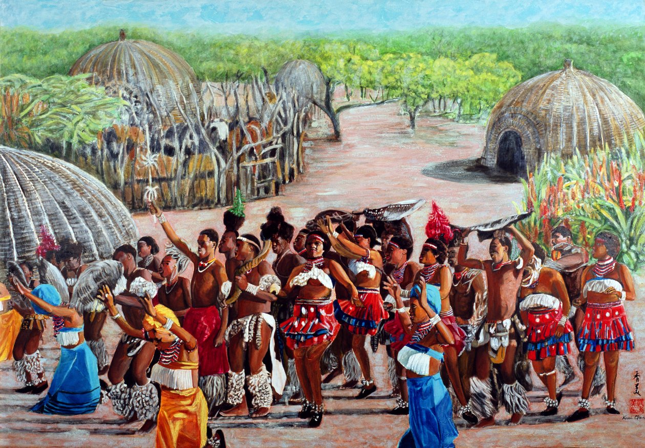 Célébration zouloue, 1989 - Komi Chen