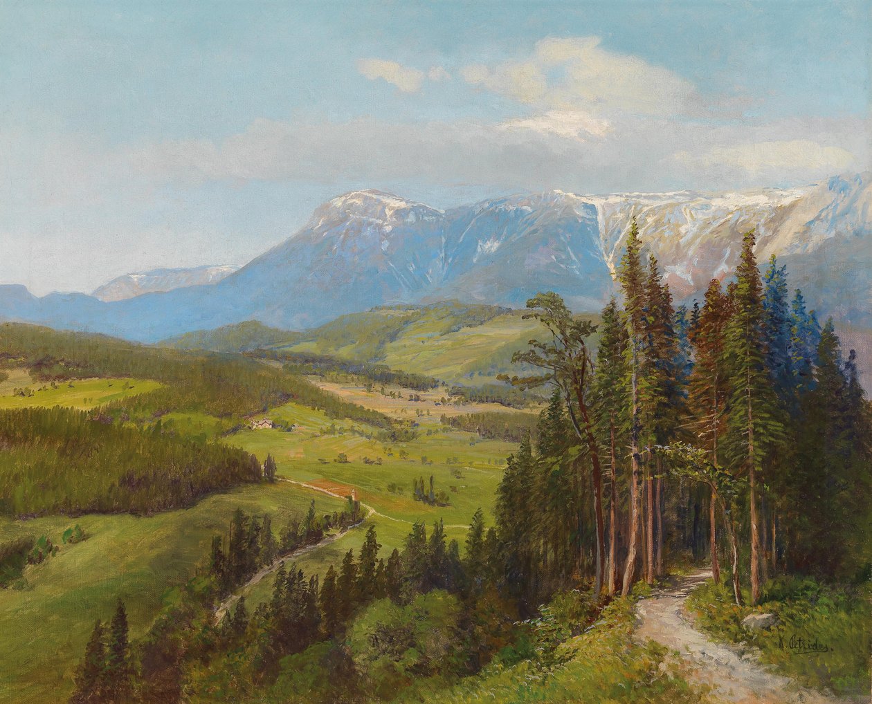 Vue de la région de Rax - Konrad Petrides