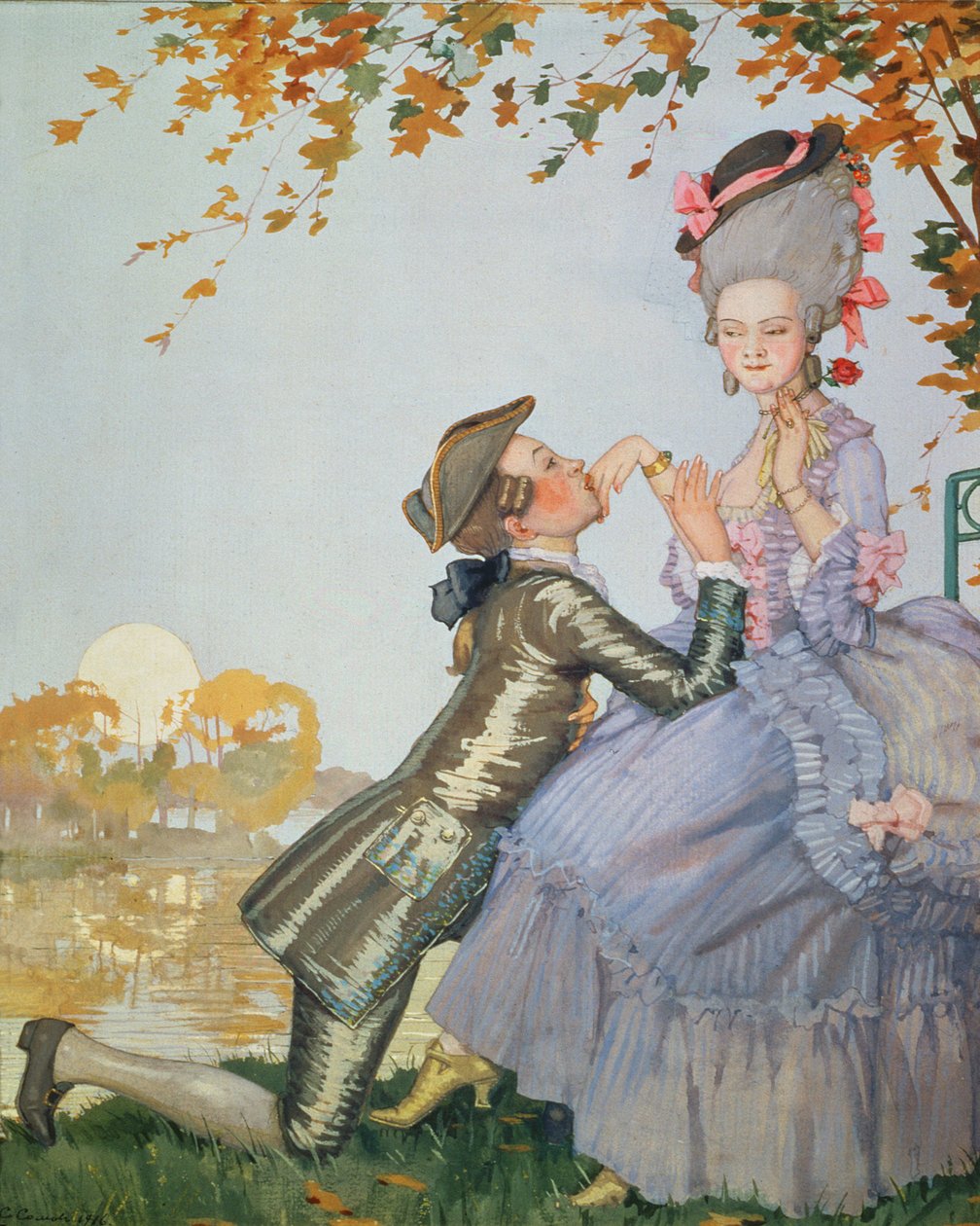 Premier amour, 1916 - Konstantin Andreevic Somov