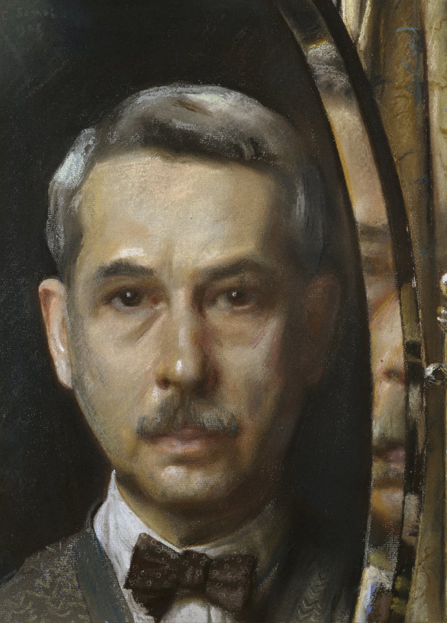 Autoportrait dans un miroir, 1928 - Konstantin Andreevic Somov