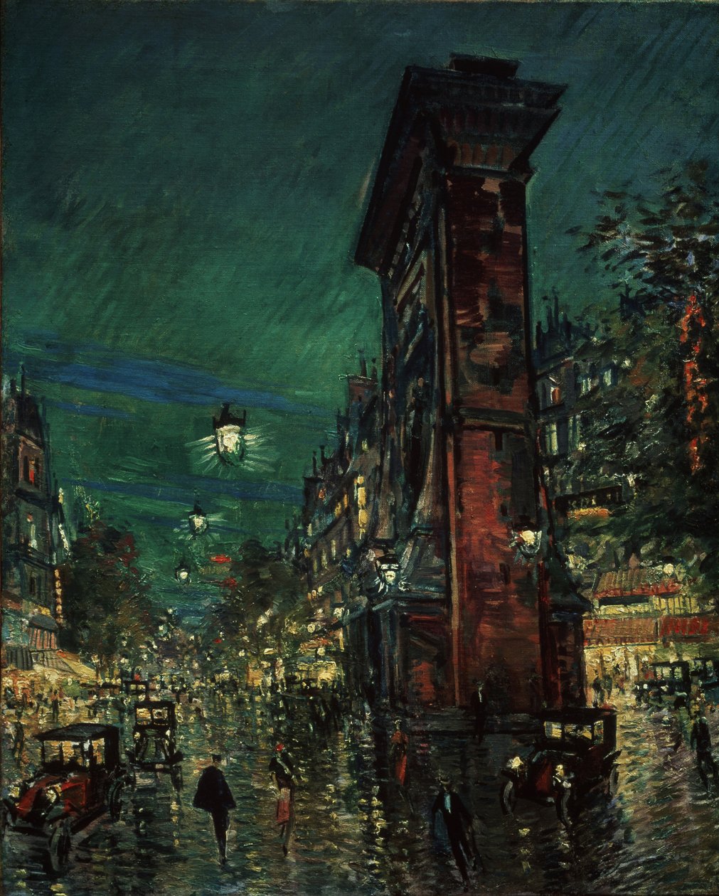 Paris, Porte Saint-Denis, 1923-1939 - Konstantin Alekseevich Korovin