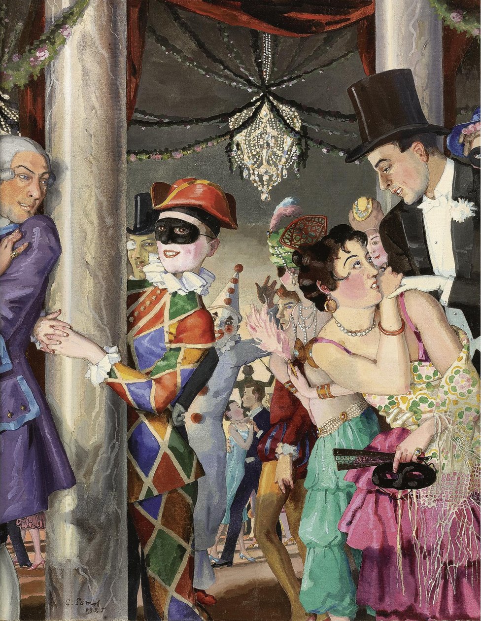 Mascarade, 1924 - Konstantin Andreevic Somov