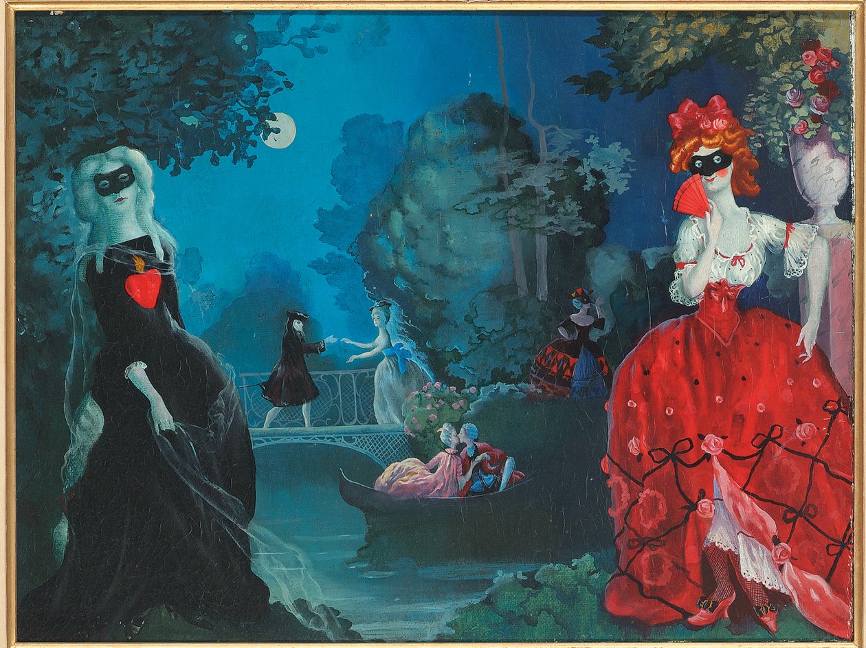 Mascarade au clair de lune - Konstantin Andreevic Somov