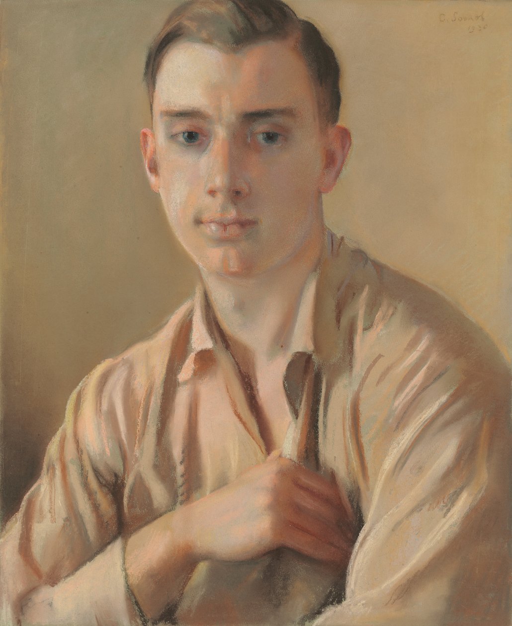 Portrait de Boris Snejkovsky - Konstantin Andreevic Somov