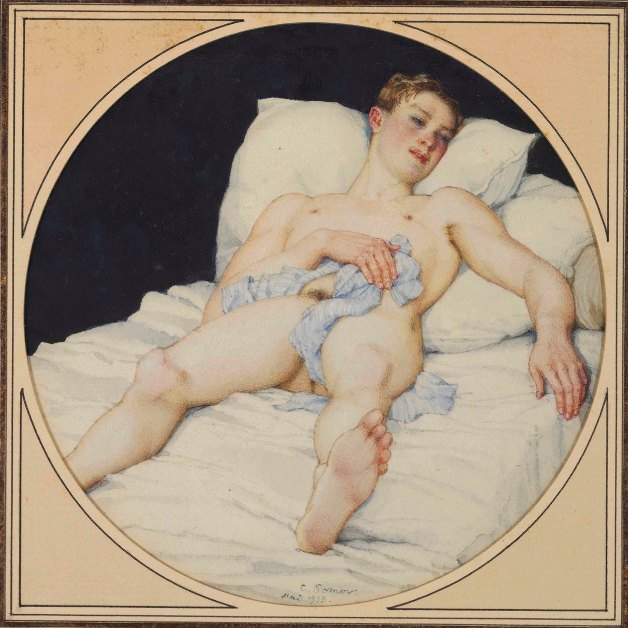 Le repos, 1933 - Konstantin Andreyevic Somov