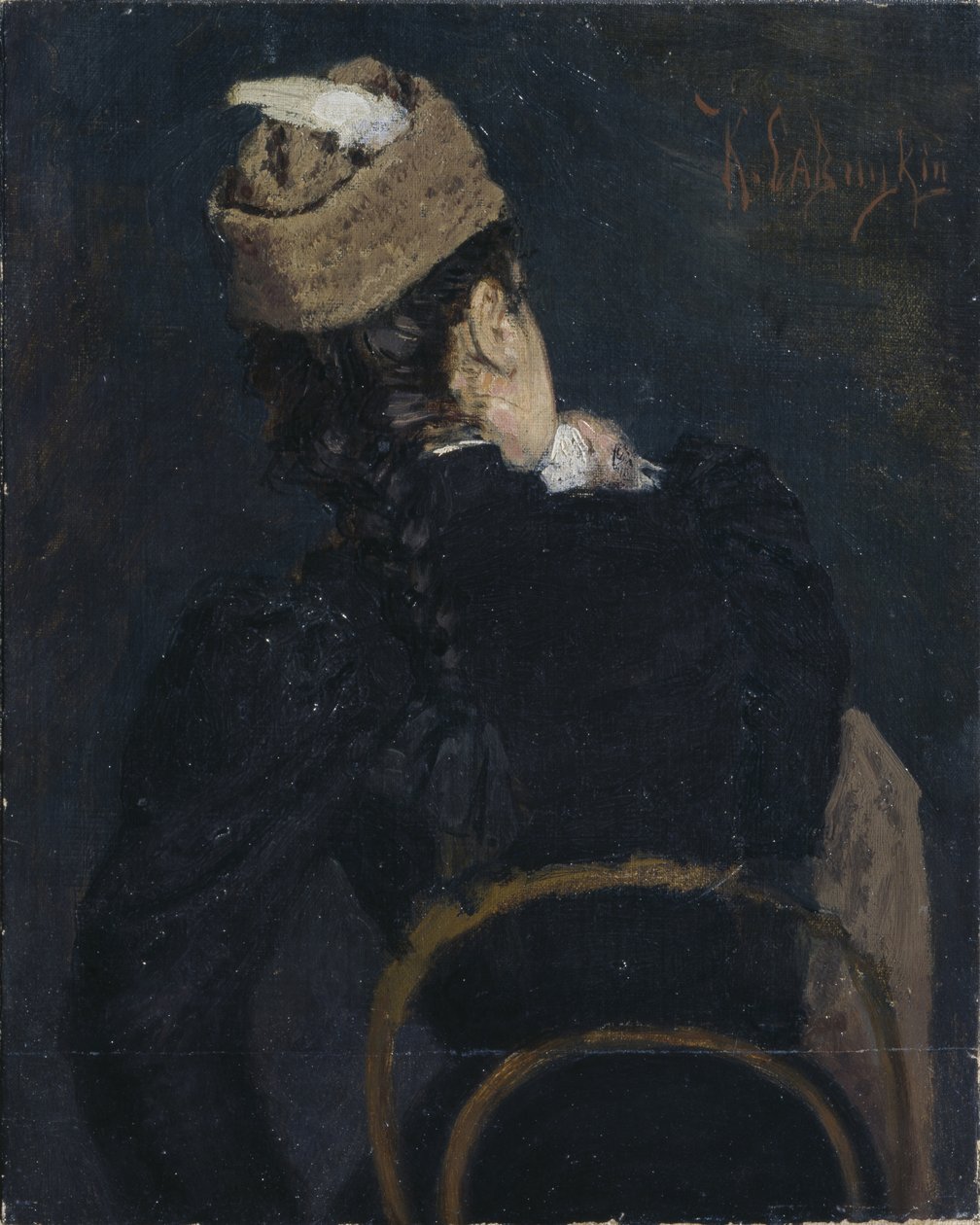 Une Étudiante - Konstantin Apollonovich Savitsky