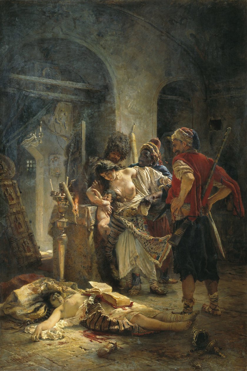 Les martyres bulgares, 1877 - Konstantin Egorovich Makovsky
