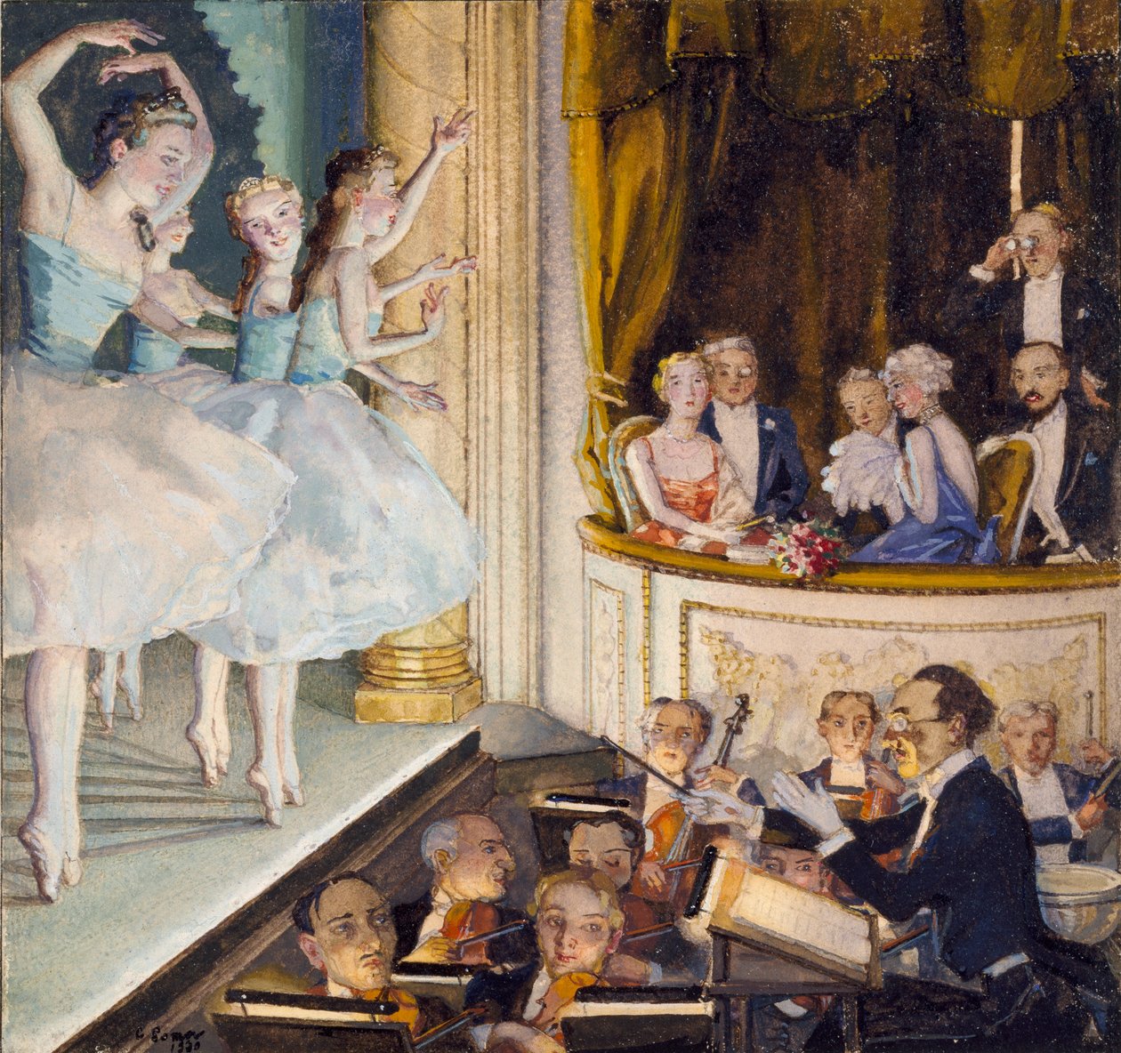 Ballet russe, 1930 - Konstantin Somov