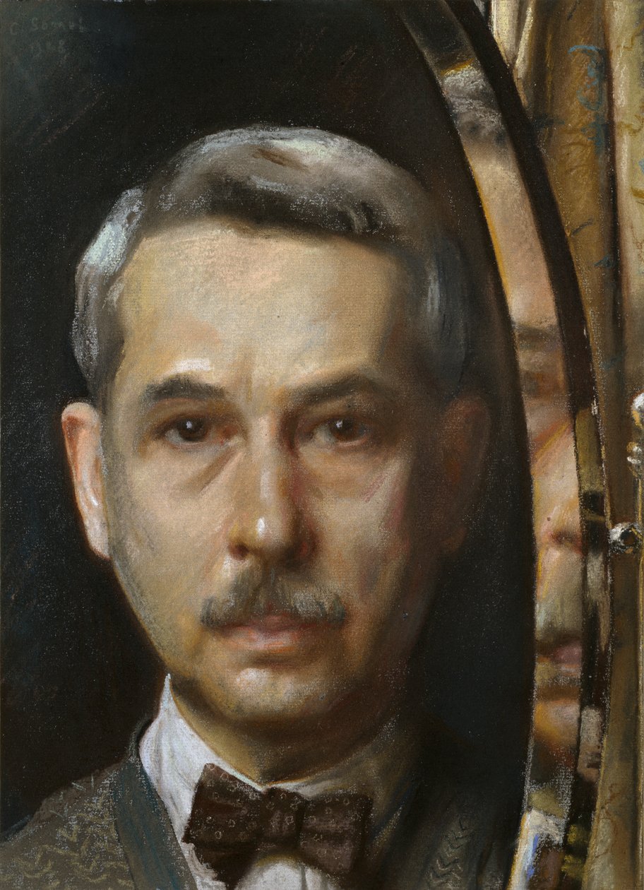 Autoportrait dans un miroir - Konstantin Somov