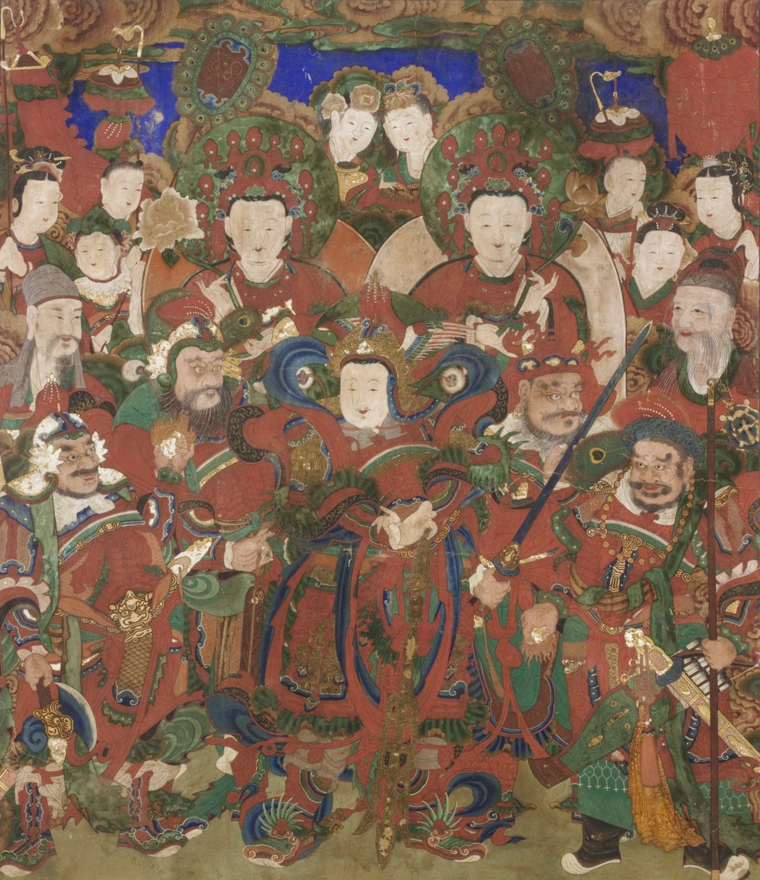 Bodhisattvas de la Protection de la Doctrine Bouddhiste - Korean School