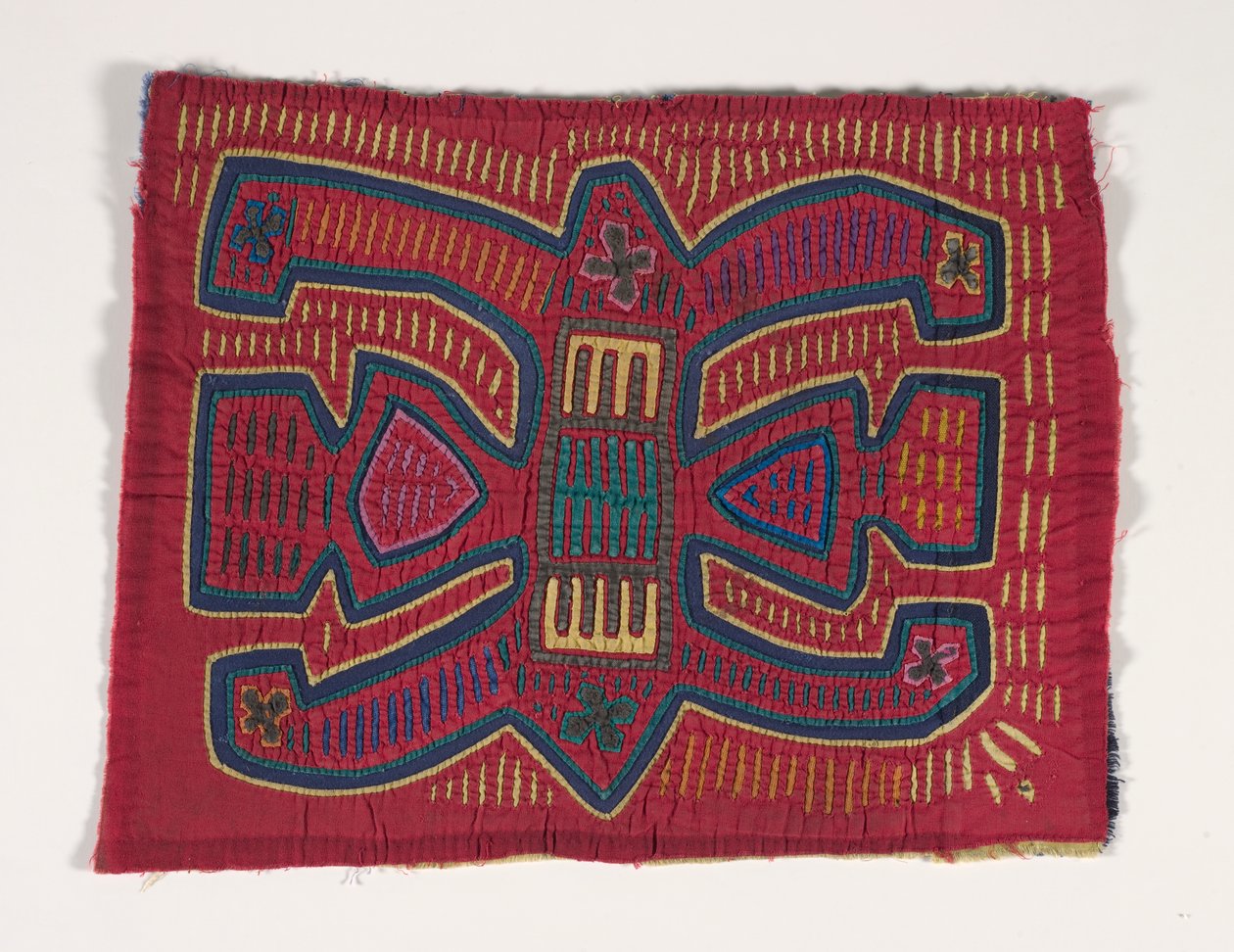 Panneau de chemise (mola) (coton appliqué) - Kuna Indian Culture