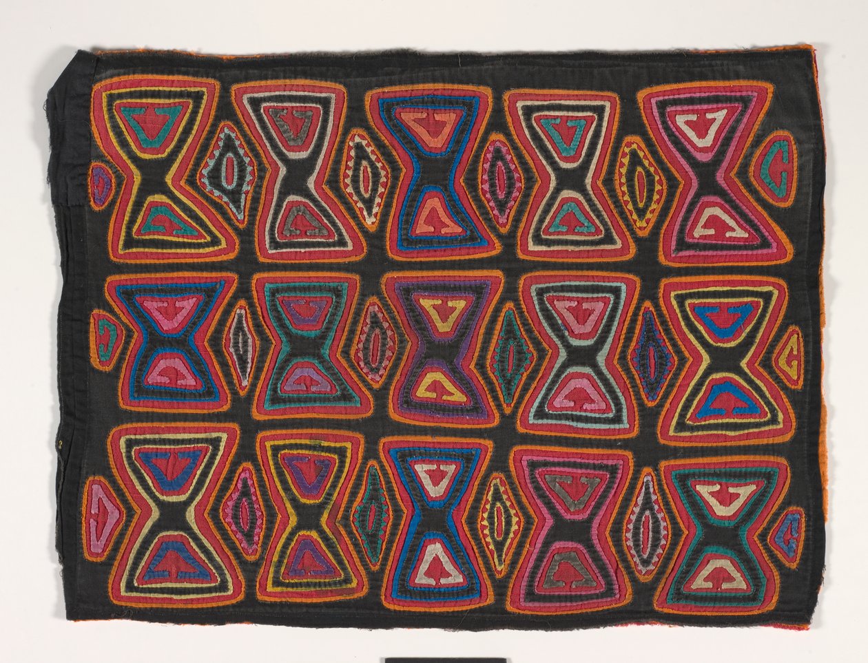 Panneau de chemise (mola) (coton appliqué) - Kuna Indian Culture