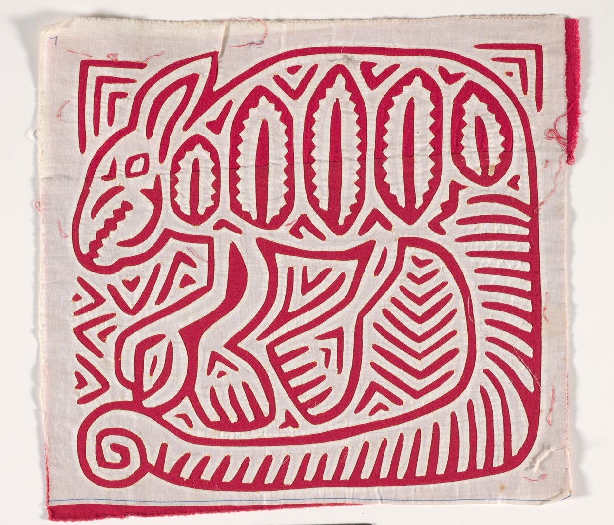Panneau de chemise (mola) (coton appliqué) - Kuna Indian Culture