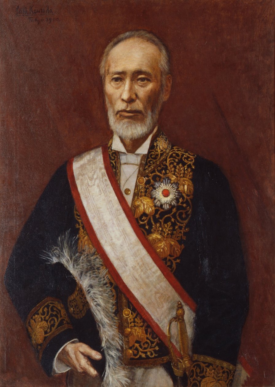 Portrait de Terajima Munenori - Kuroda Seiki