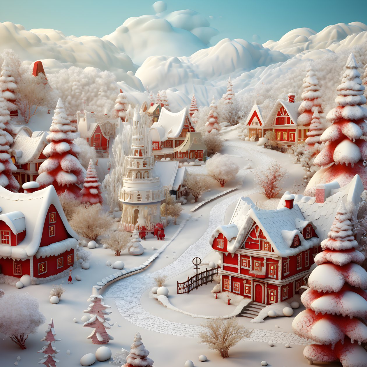 3d Noël enneigé 4 - Kurt Heppke