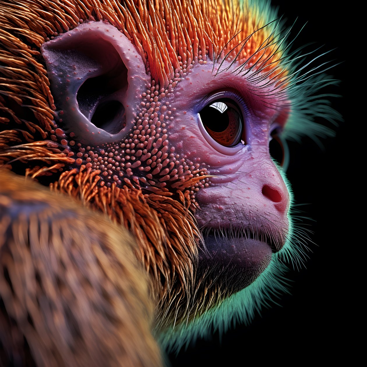 singe en couleur 4 - Kurt Heppke