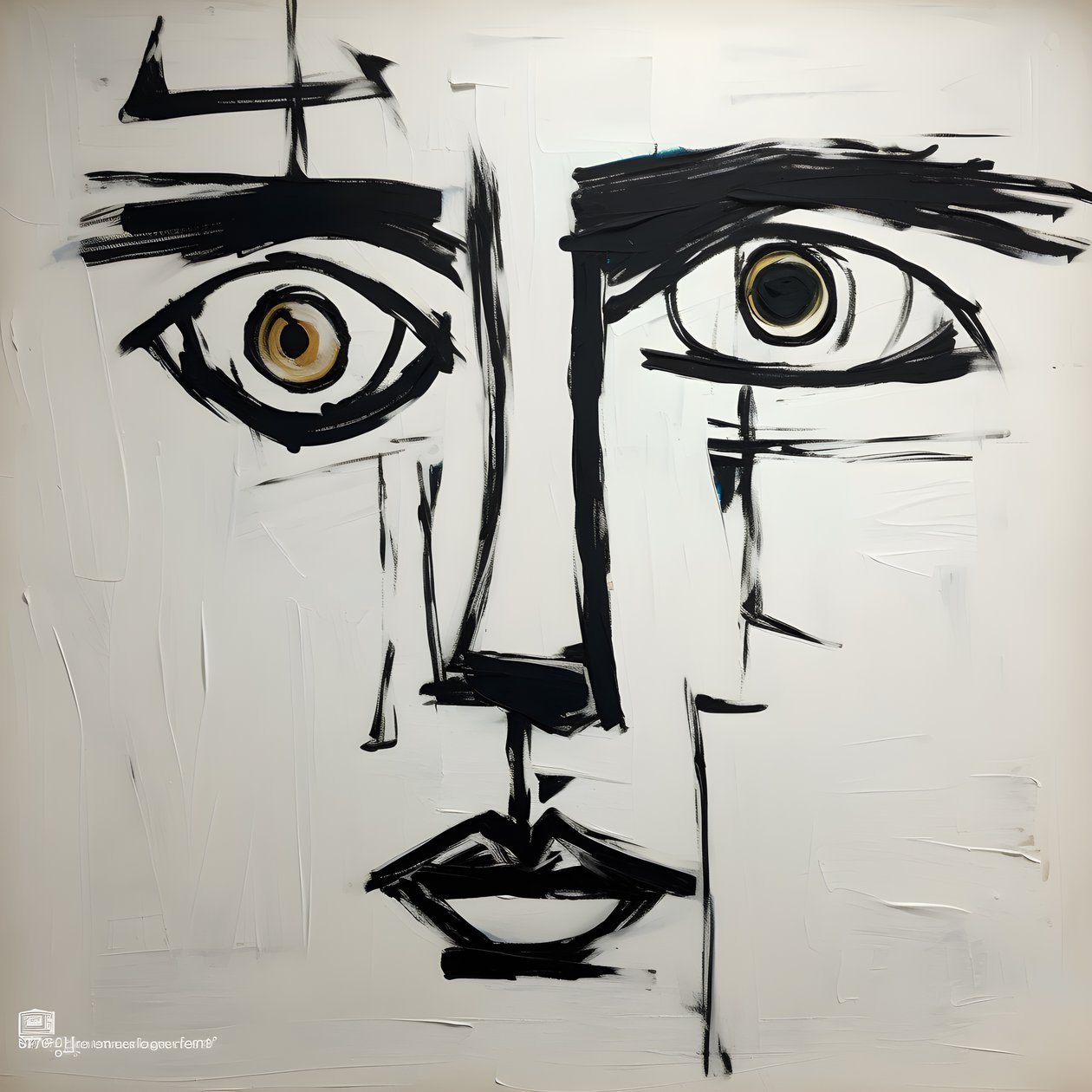 Visage avec 3 yeux 4 - Kurt Heppke