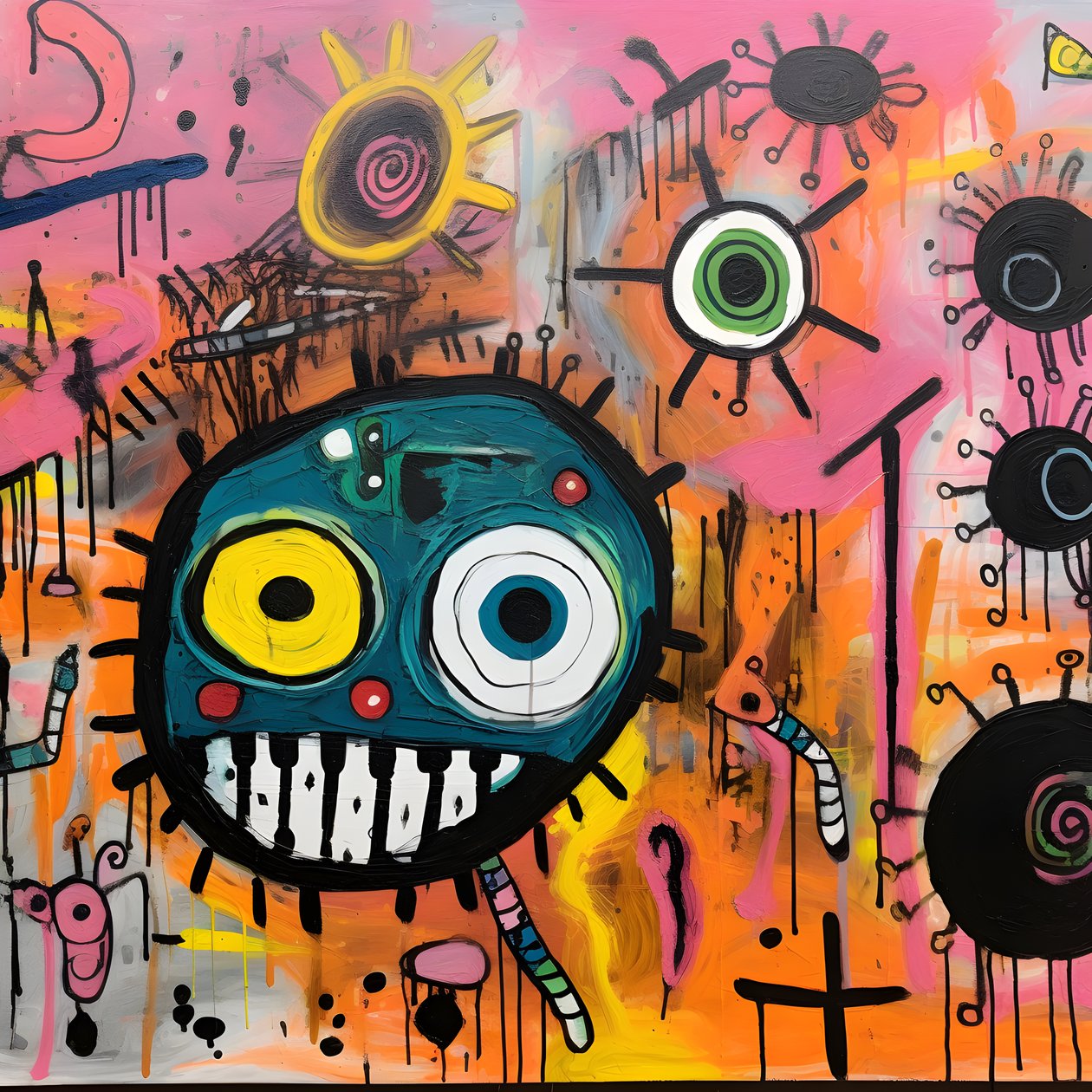 une peinture acrylique bruyante 1 - Kurt Heppke