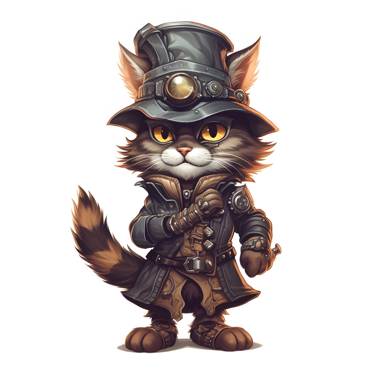 Chat mignon anthropomorphe 3 - Kurt Heppke
