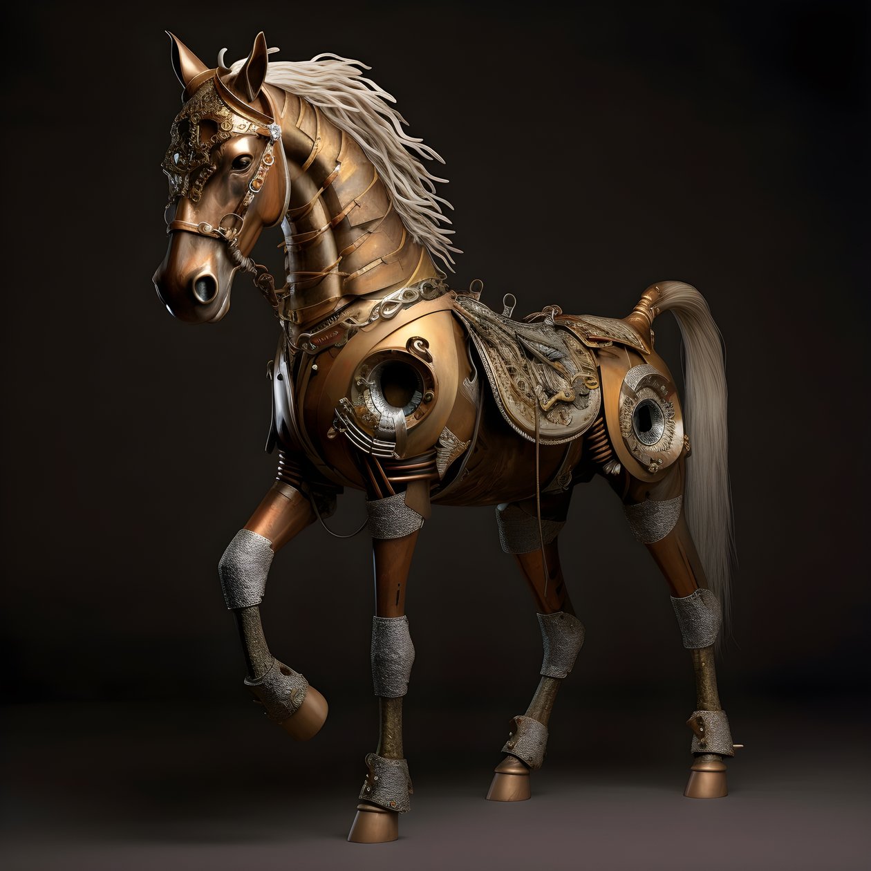 cheval anthropomorphe 1 - Kurt Heppke