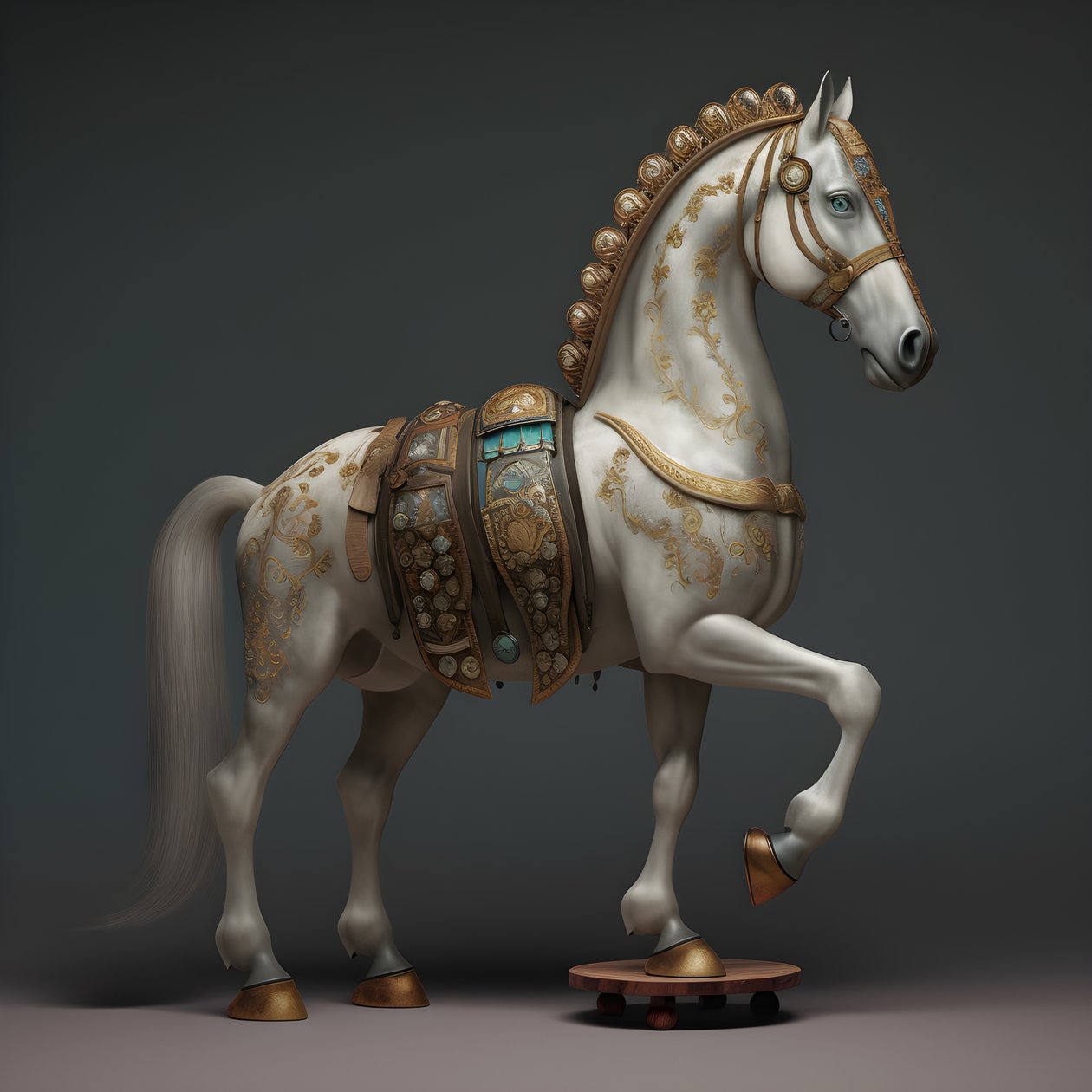 cheval anthropomorphe 3 - Kurt Heppke