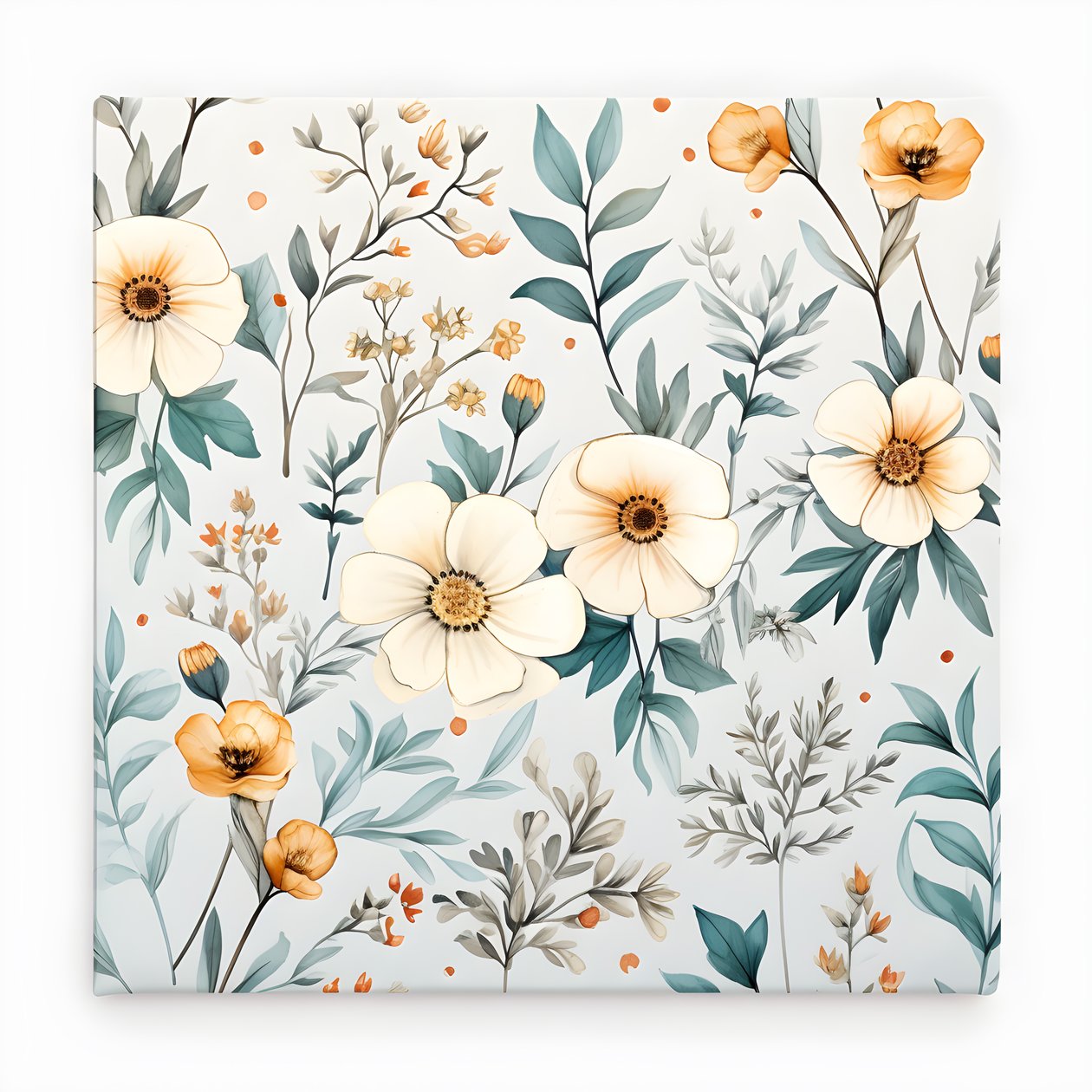 Aquarelle boho fleurs sauvages 1 - Kurt Heppke