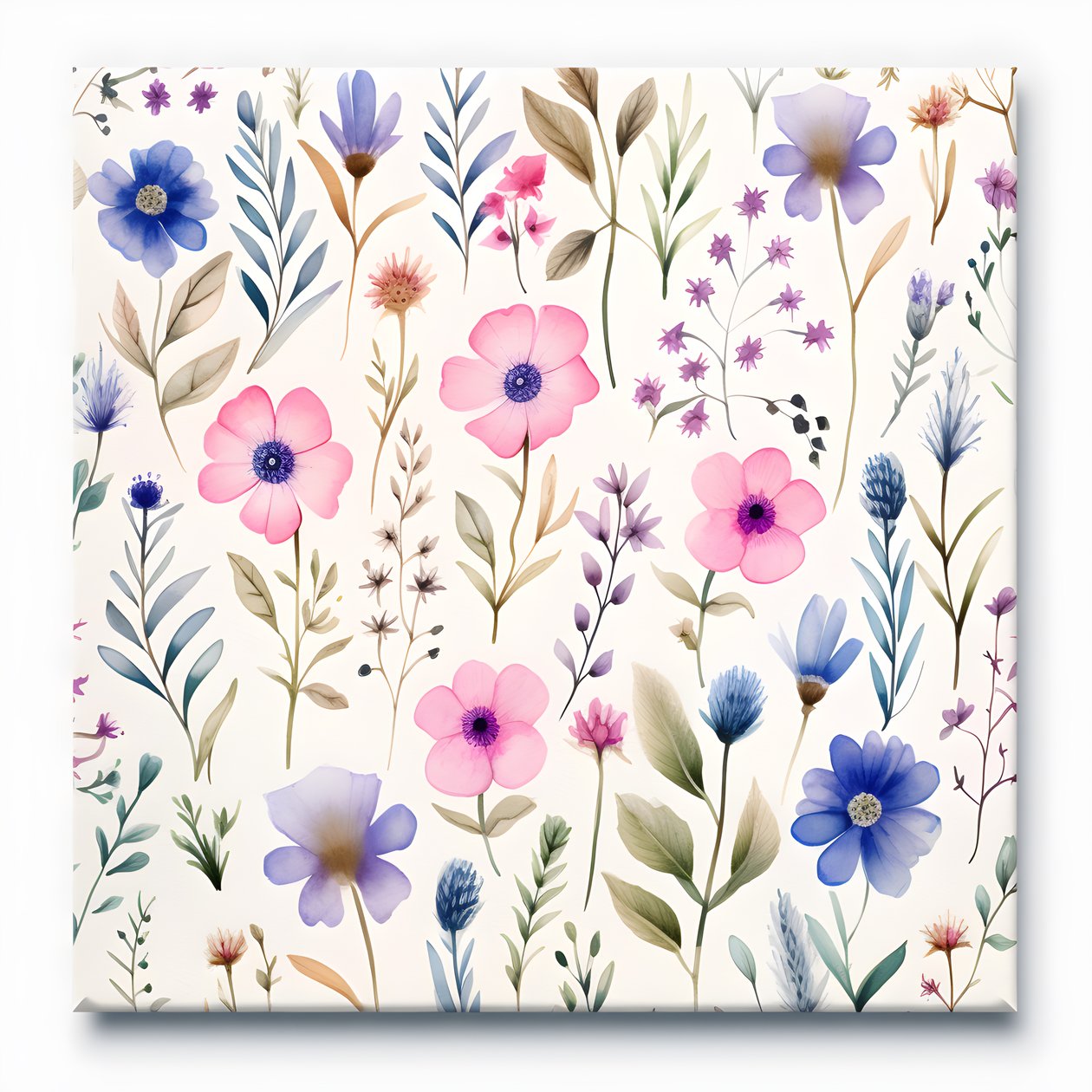 Aquarelle boho fleurs sauvages 3 - Kurt Heppke