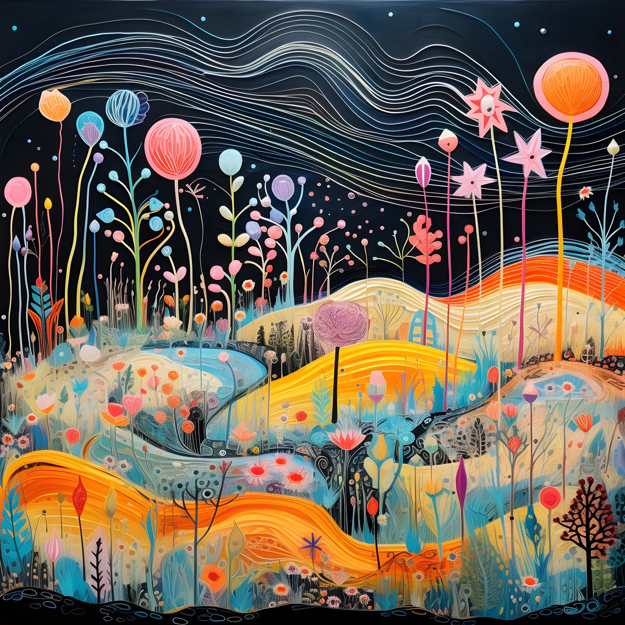 Jardins colorés 2 - Kurt Heppke