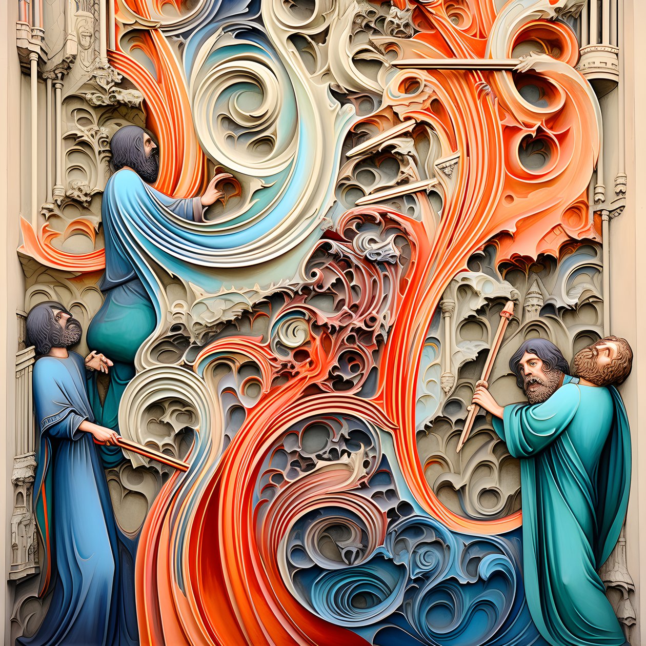 Tourbillons cartographiques 4 - Kurt Heppke