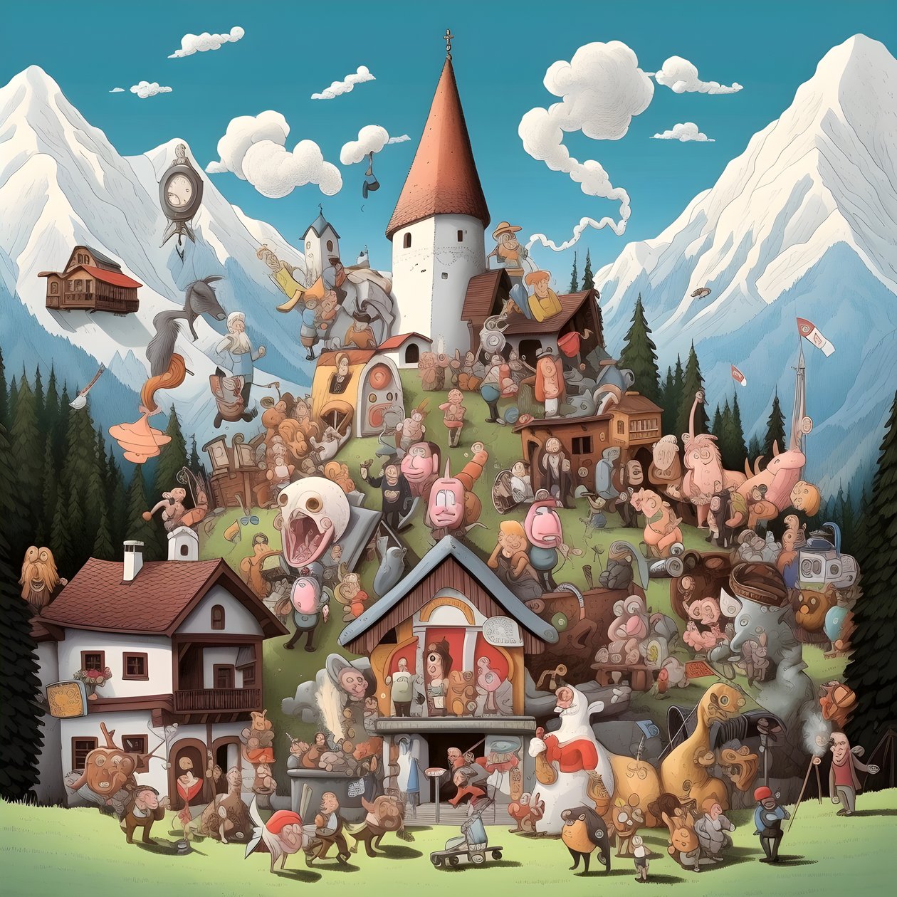 Autriche, dessin animé 3 - Kurt Heppke