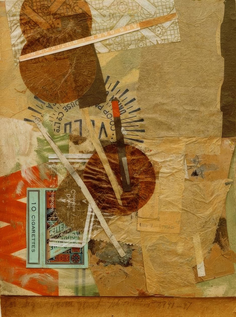 Pour Higu (Merzzeichnung) - Kurt Schwitters