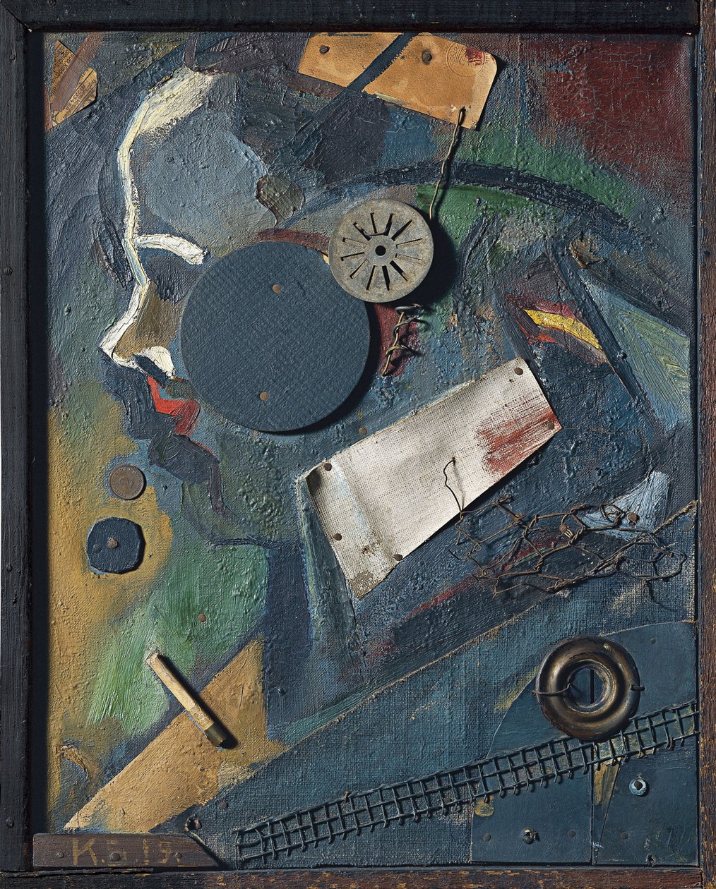 Merzbild 1A Le Psychiatre - Kurt Schwitters
