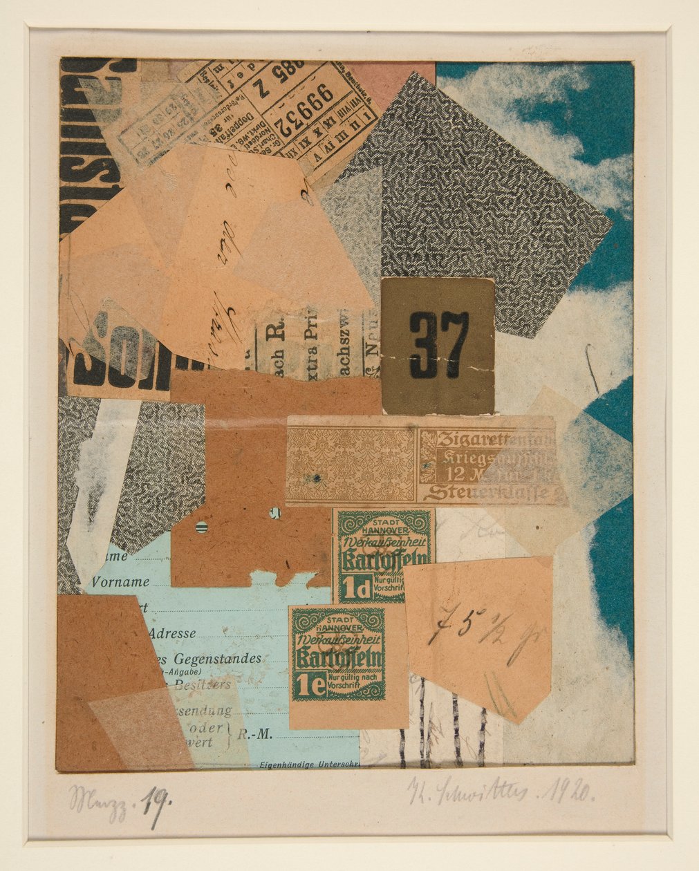 Merzz. 19 - Kurt Schwitters