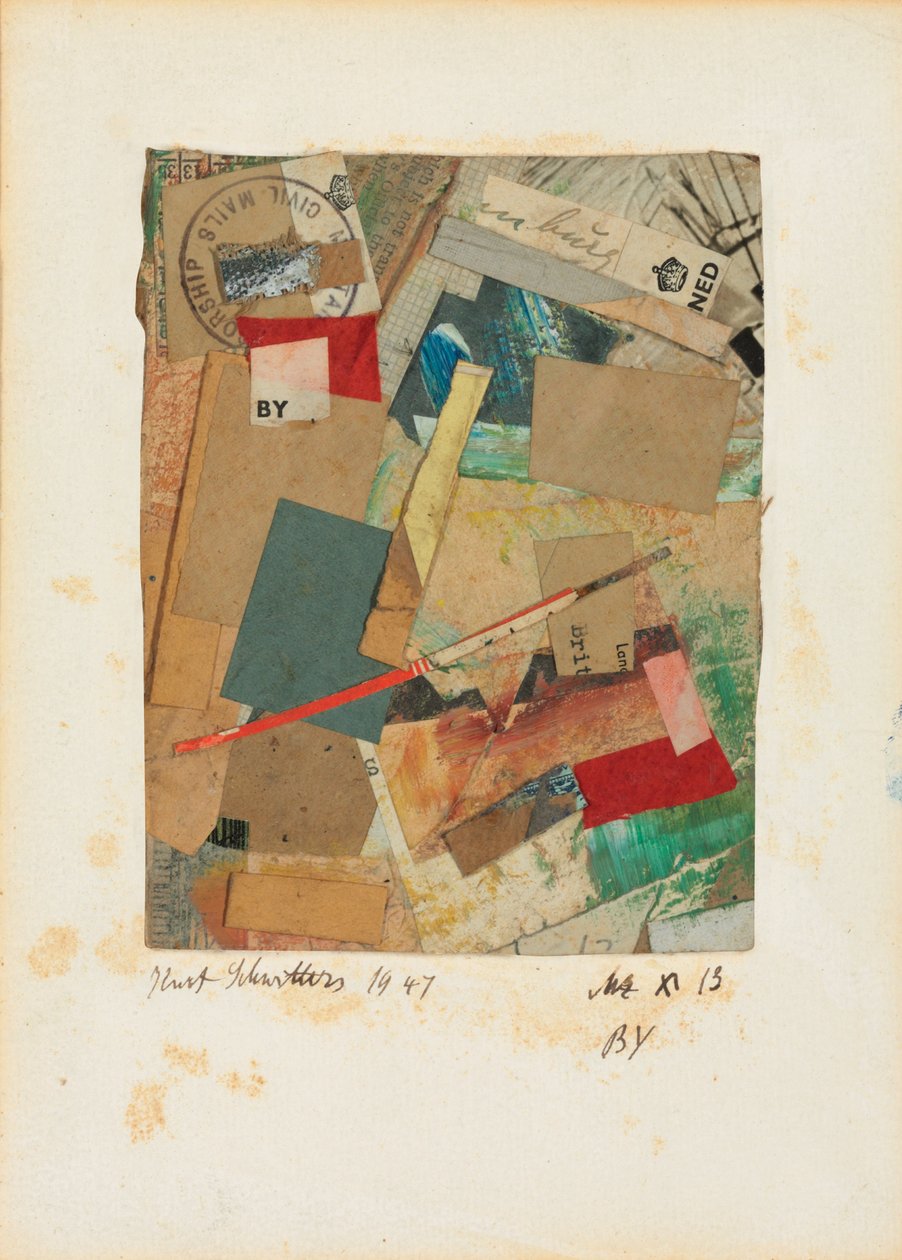 Mz x 13 BY, 1947 - Kurt Schwitters