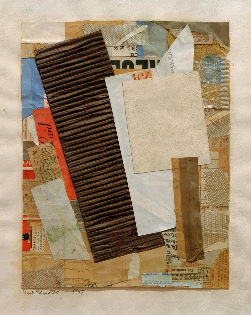 Sans titre (6 D) - Kurt Schwitters
