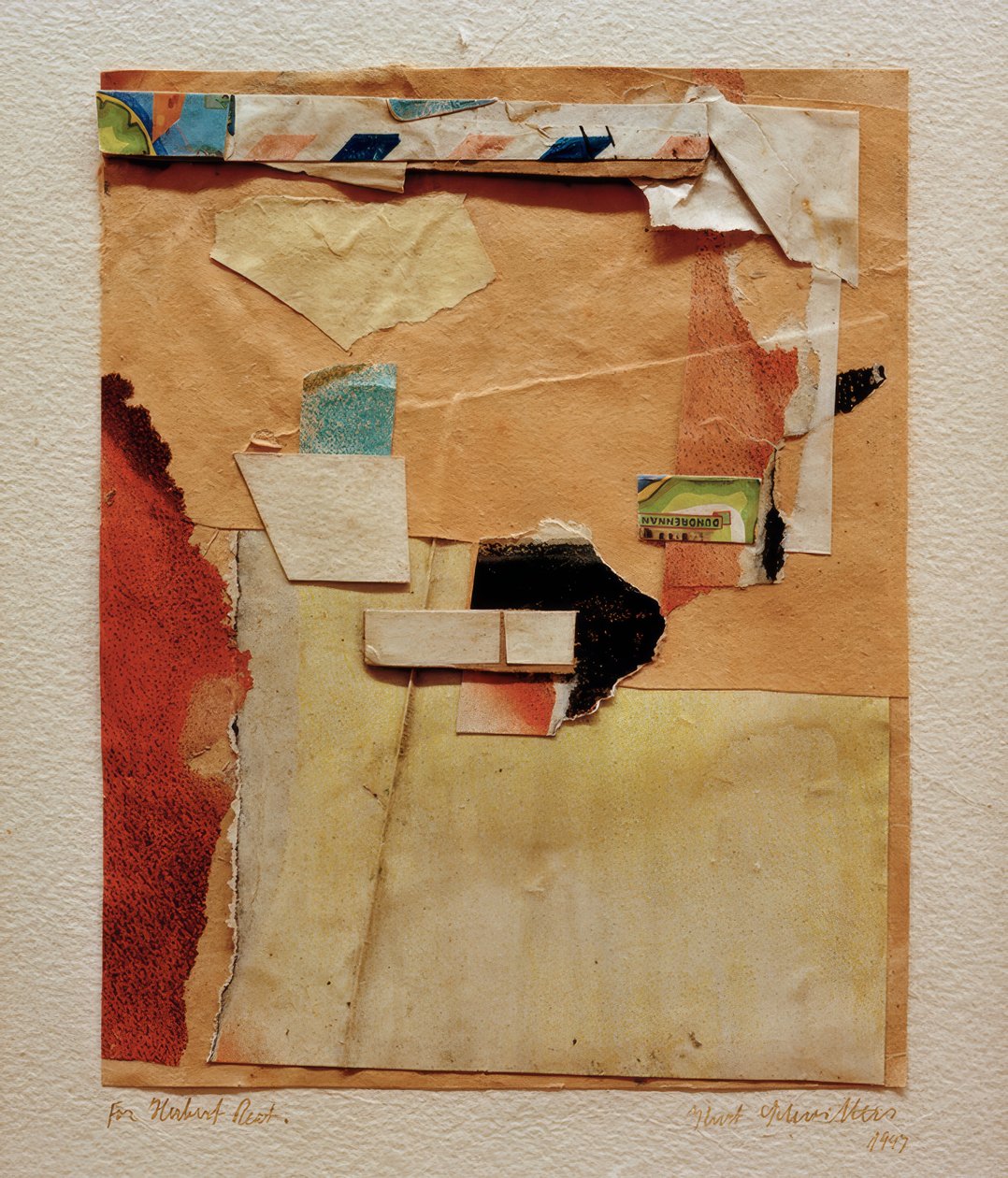 Sans titre (Pour Herbert Read) - Kurt Schwitters