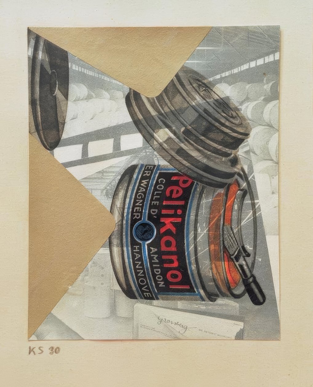 Sans titre (Pelikanol) - Kurt Schwitters