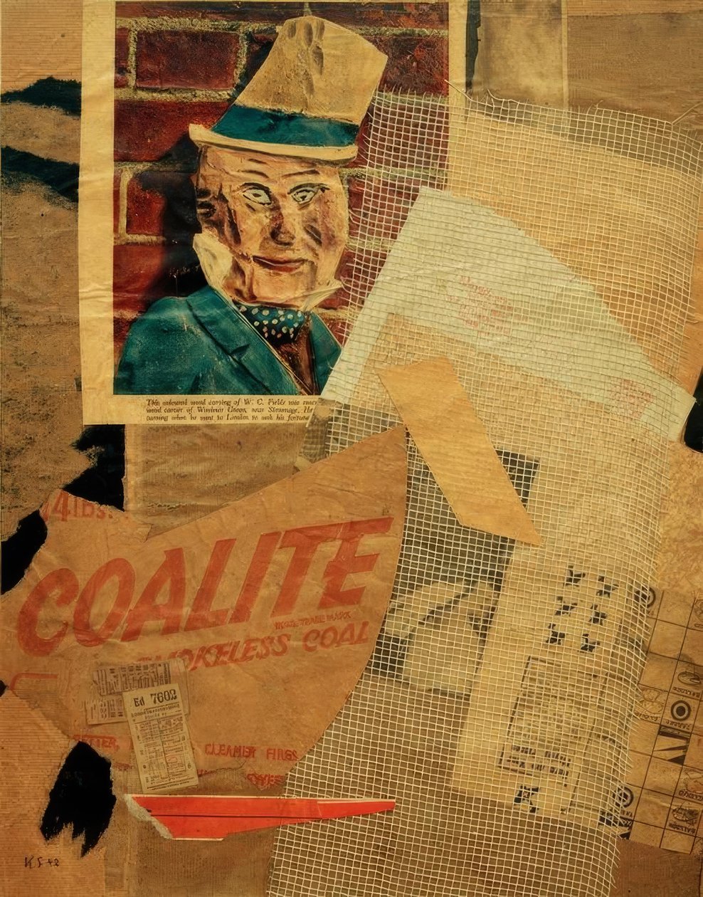 Sans titre (W.C. Fields) - Kurt Schwitters