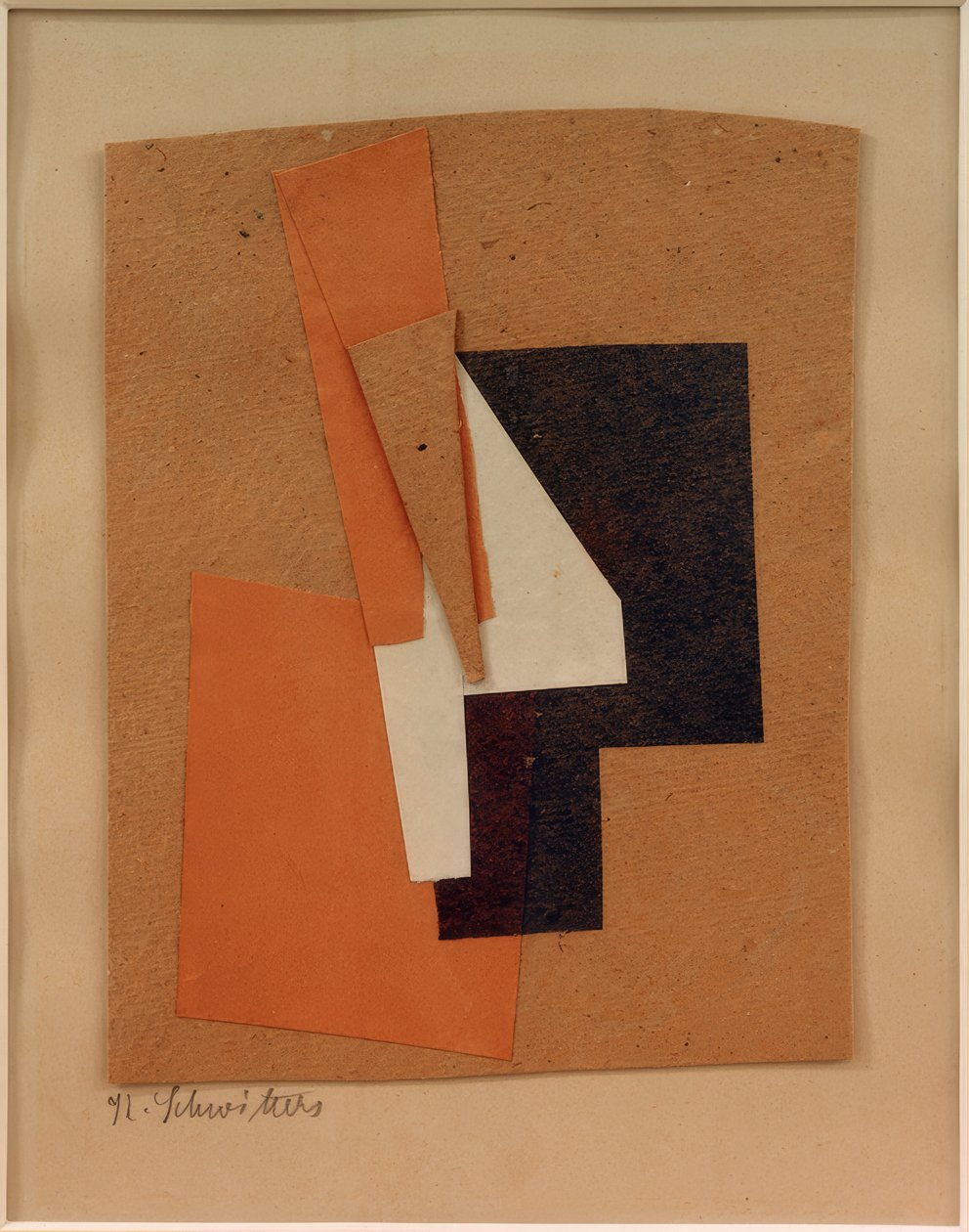 Sans titre (gris, bleu, rouge, blanc) - Kurt Schwitters