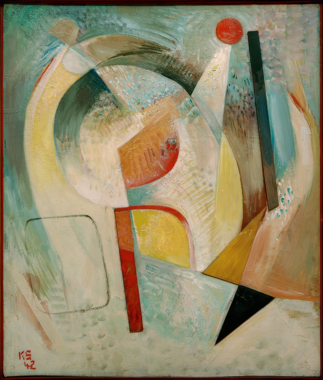 Cercle rouge - Kurt Schwitters