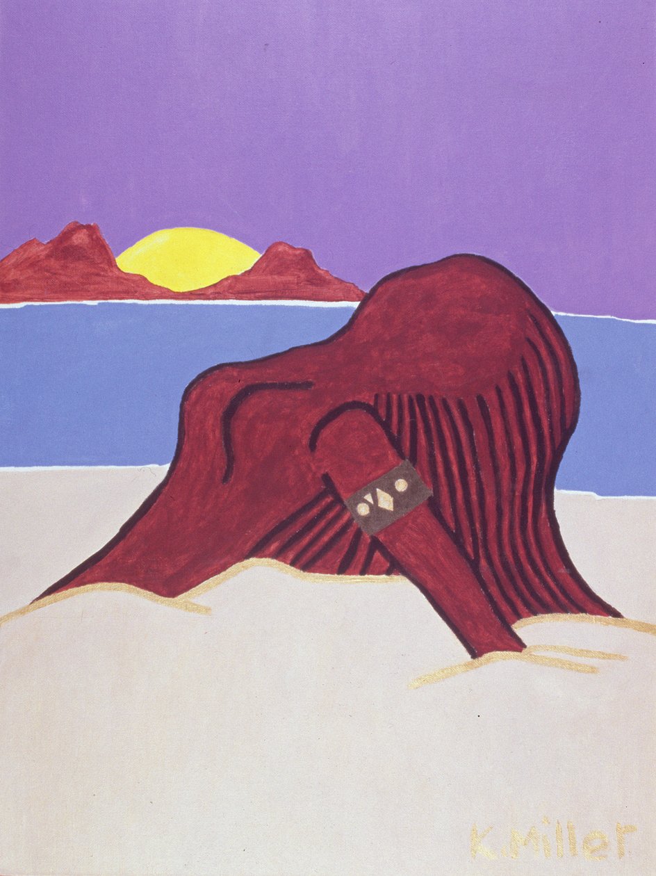 Beach Beauty, 2005 (acrylique sur toile) - Kurtis L. Miller