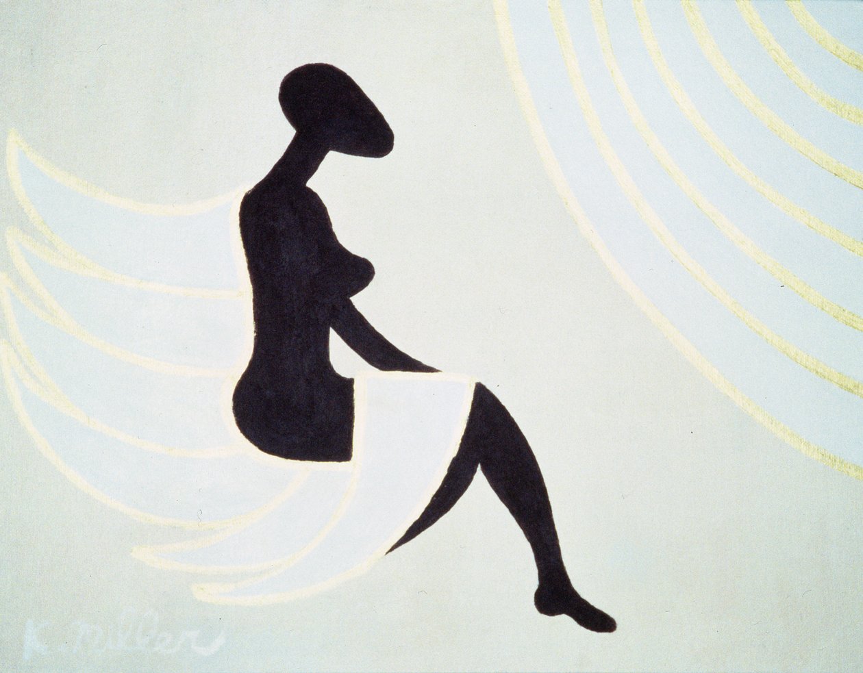 Lady Angel, 2005 (acrylique sur toile) - Kurtis L. Miller