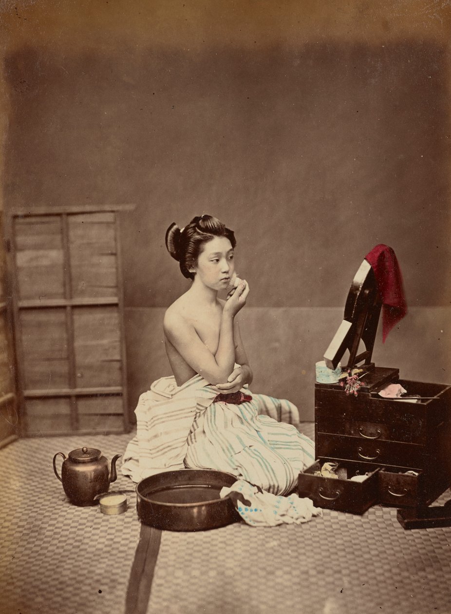 Toilette japonaise, c.1880 - Kusakabe Kimbei