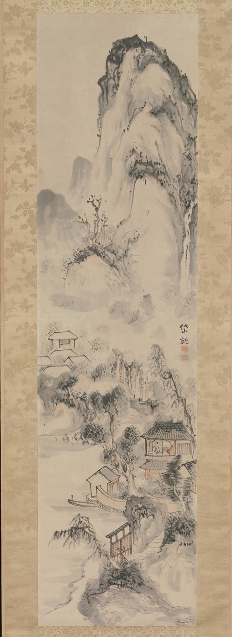 Paysage, 18ème siècle - Kushiro Unsen