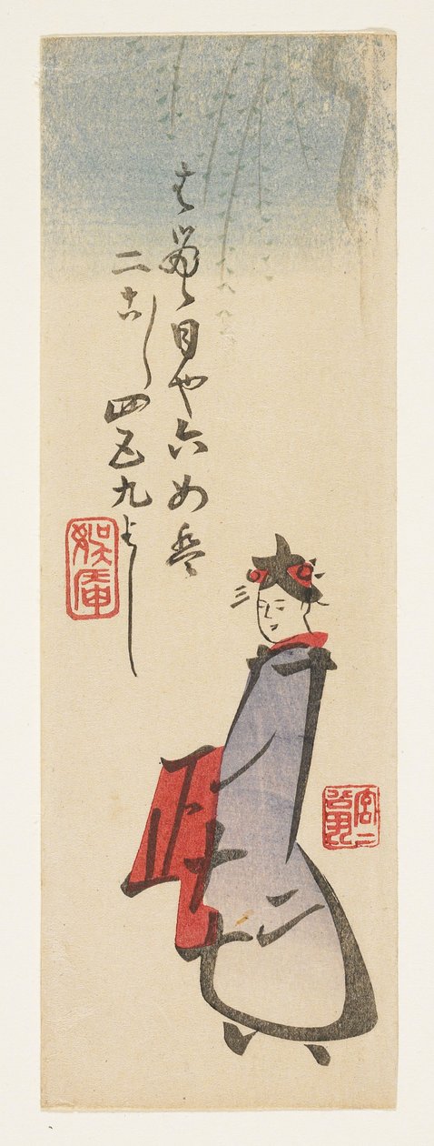 Beauté sous un saule, c.1865-67 - Kuyshsai